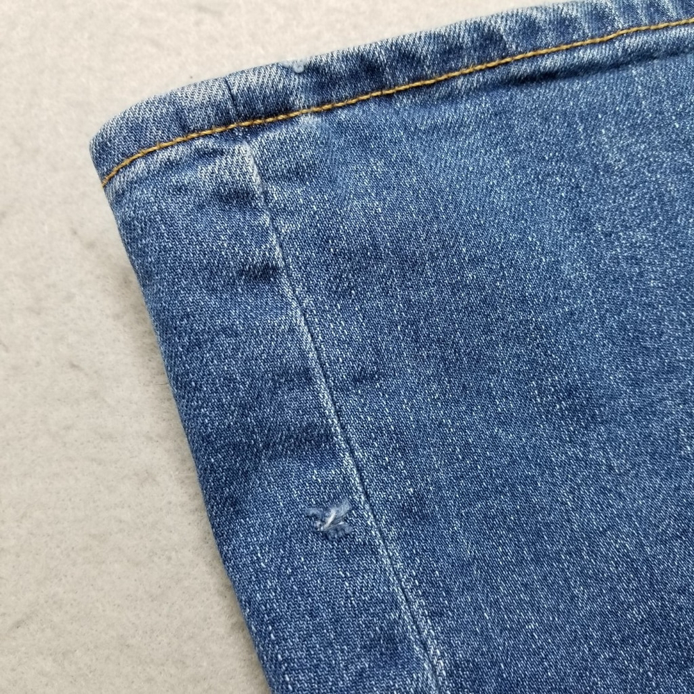 Gap 1969 Women Jeans Size 32 R Perfect Bootcut Blue Denim 36X32 Light Wash - Picture 4 of 16